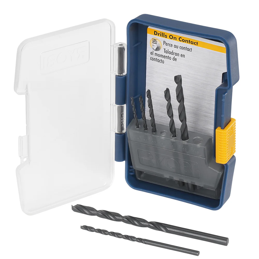 7 PC. Black Oxide Drill Bit Set