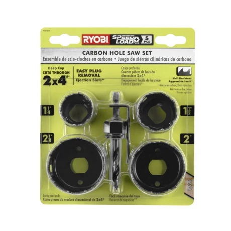 1.18" Carbon Hole Saw Set (5 PC.) - Image 2
