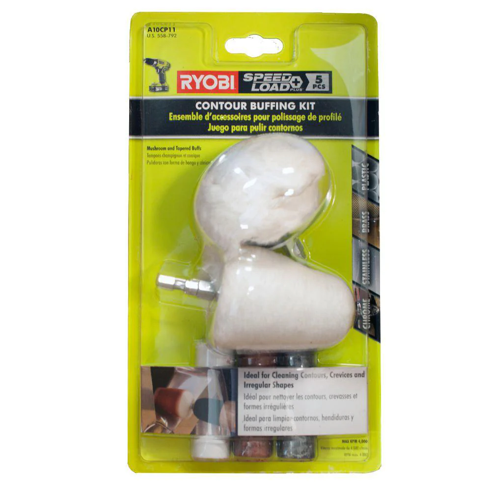 5PC CONTOUR METAL BUFFING KIT