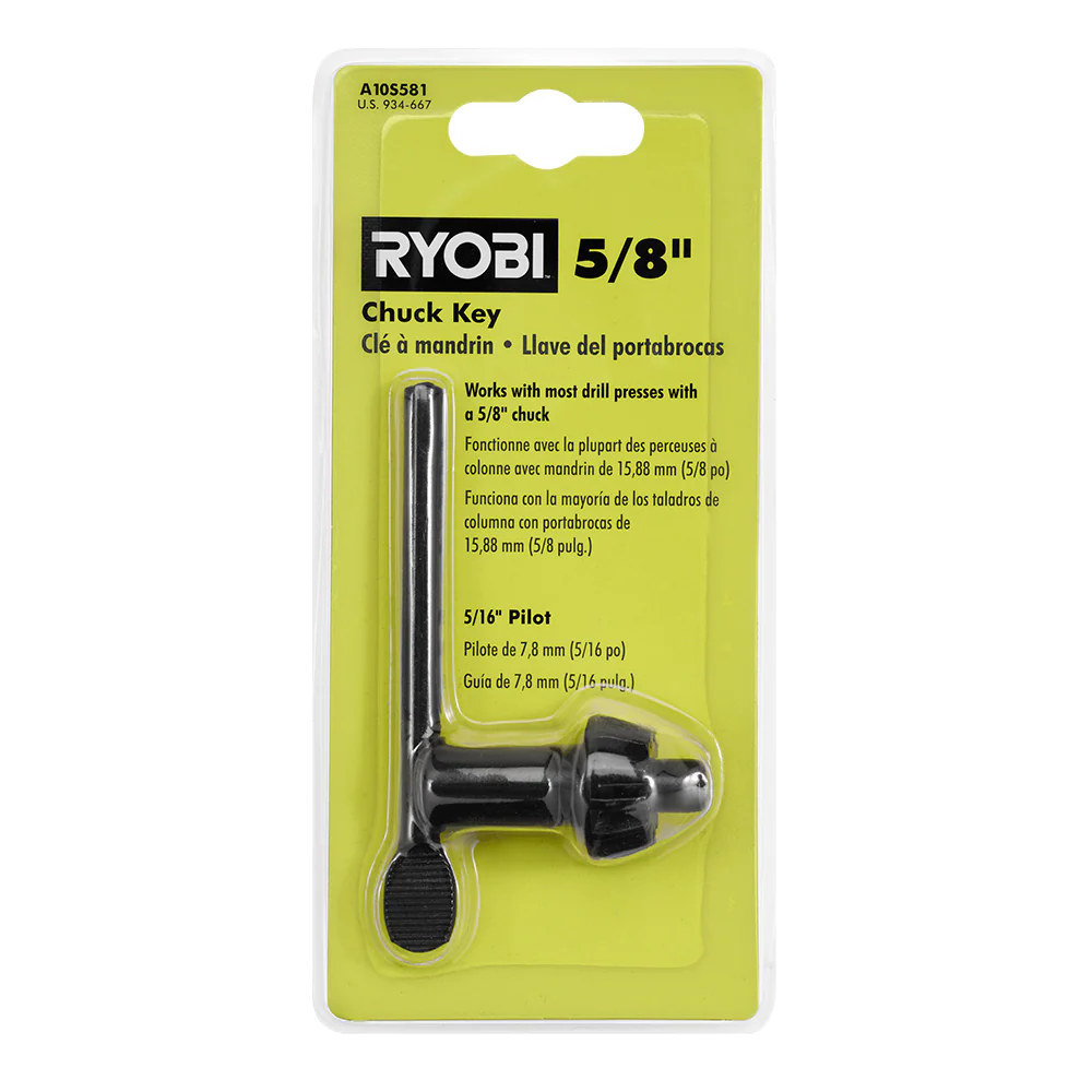 5/8" Chuck Key with 5/16" Pilot