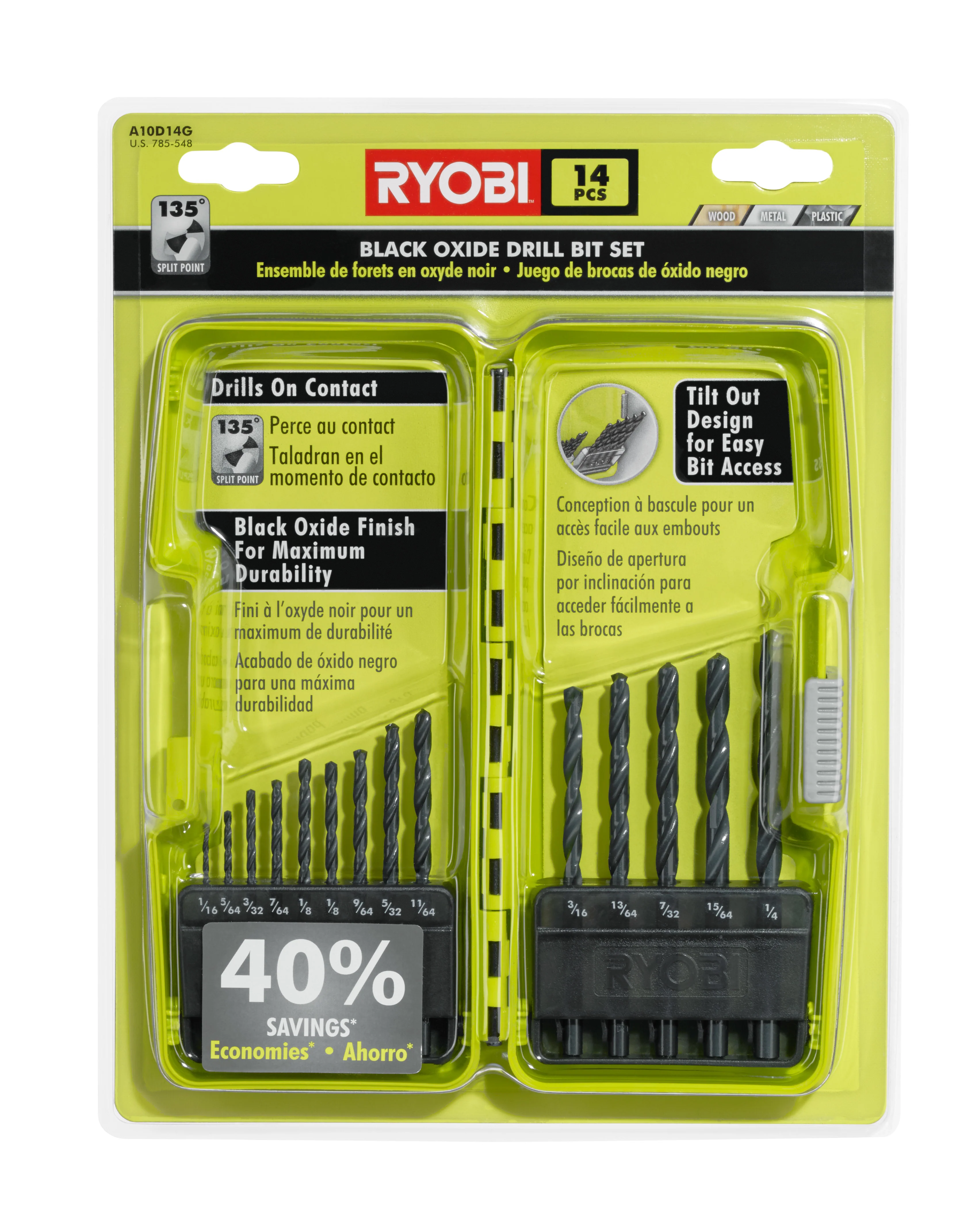 14 PC. Black Oxide Drill Bit Set - Image 2