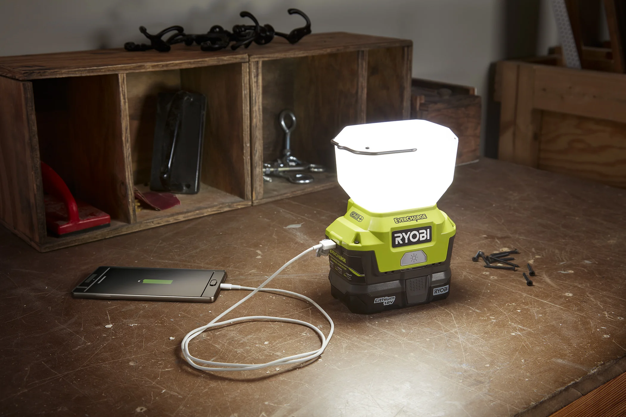 18V ONE+ EVERCHARGE Area Light Kit - Image 6