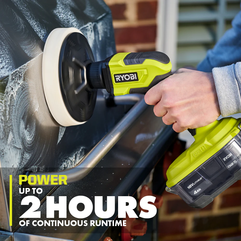 18V ONE+ Cordless VORTEX Power Scrubber (Tool Only), Electric Spin Scrubber - Image 4