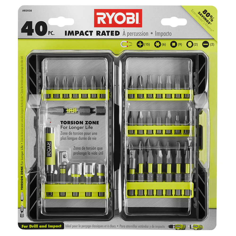 RYOBI 40PC IMPACT DRIVING KIT - Image 3