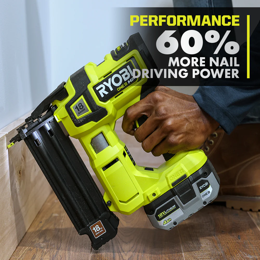 18V ONE+ HP BRUSHLESS AIRSTRIKE 18GA BRAD NAILER - Image 3