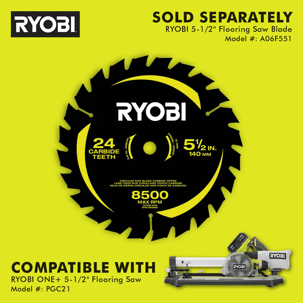 18V ONE+ 5-1/2" Flooring Saw - Image 10