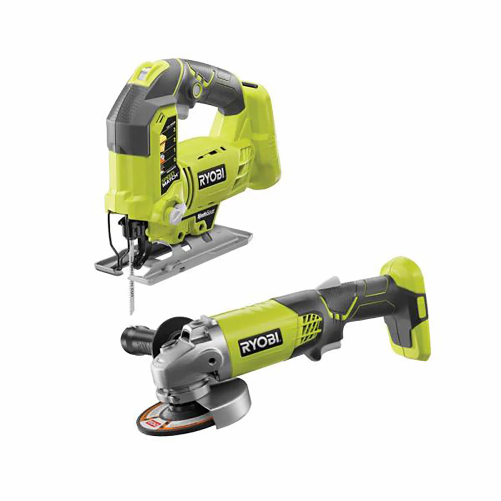 18V ONE+ Orbital Jig Saw & 4-1/2” Angle Grinder
