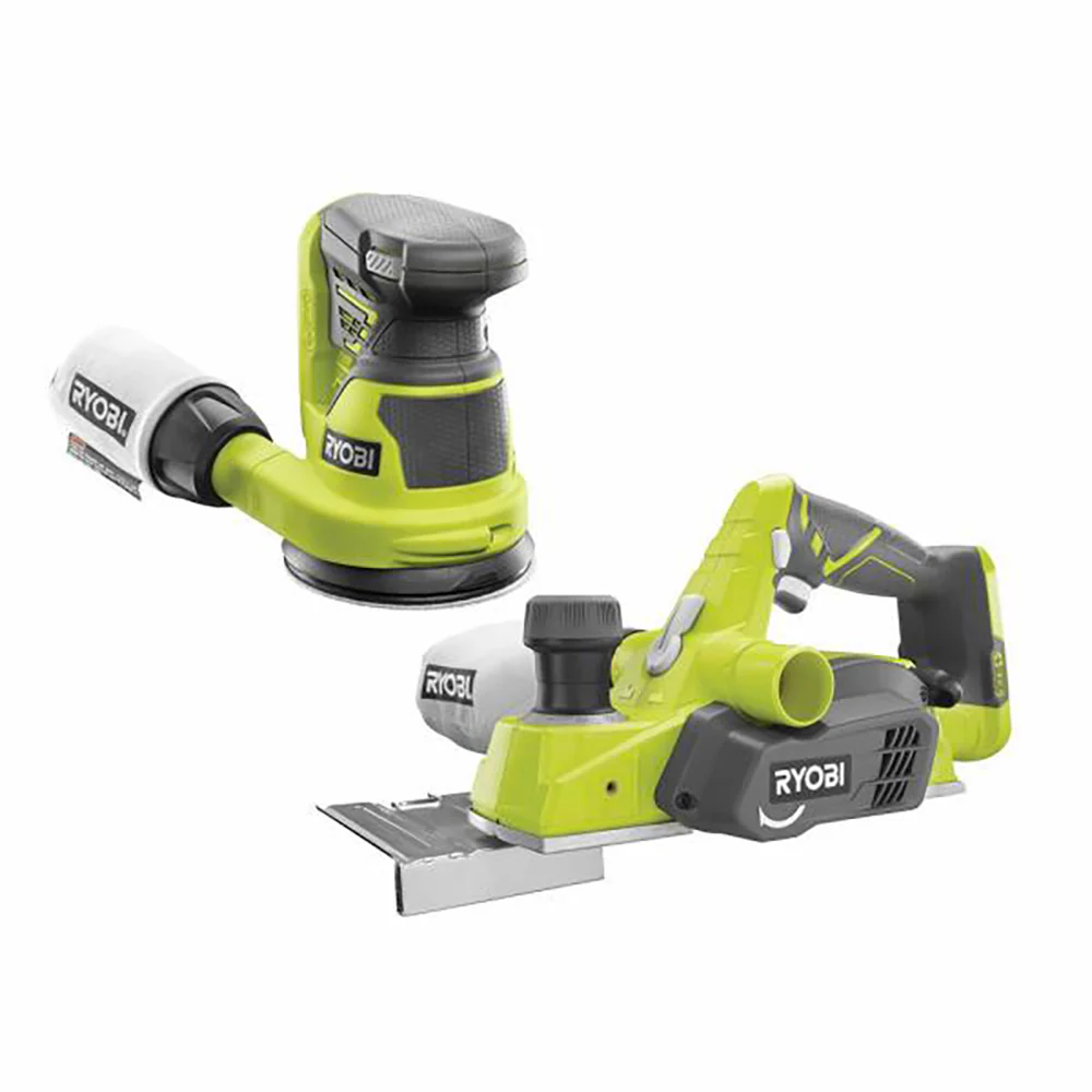 18V ONE+ 3-1/4” Planer & 5” Random Orbit Sander