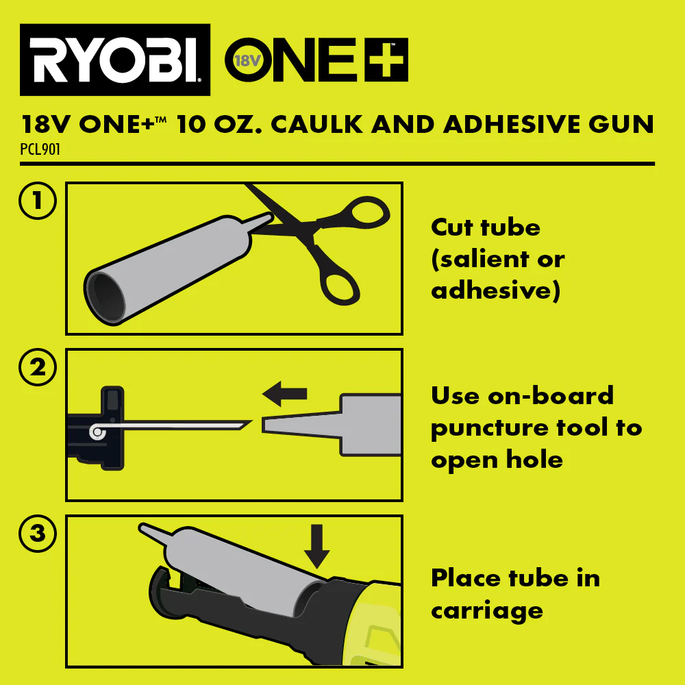 18V ONE+ 10 oz. Caulk and Adhesive Gun - Image 6
