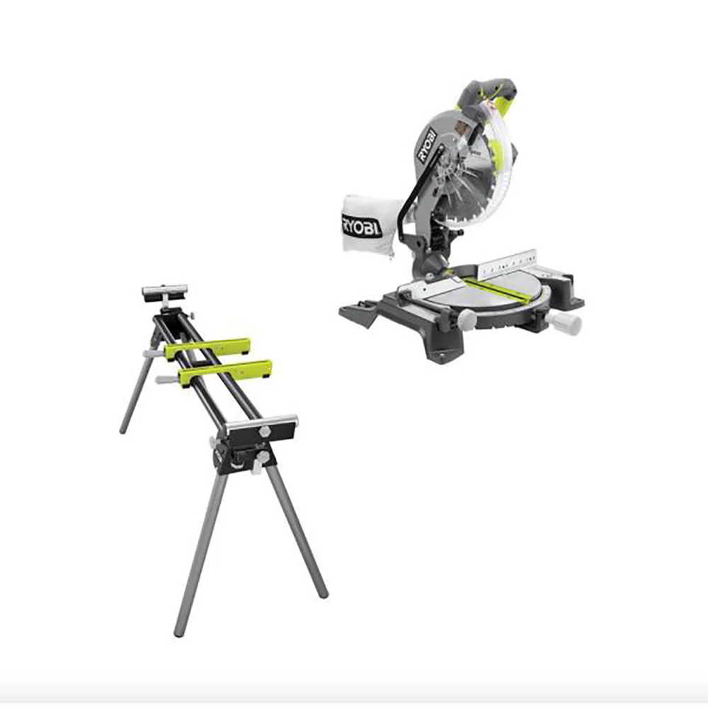 10" Compound Miter Saw with LED with Stand