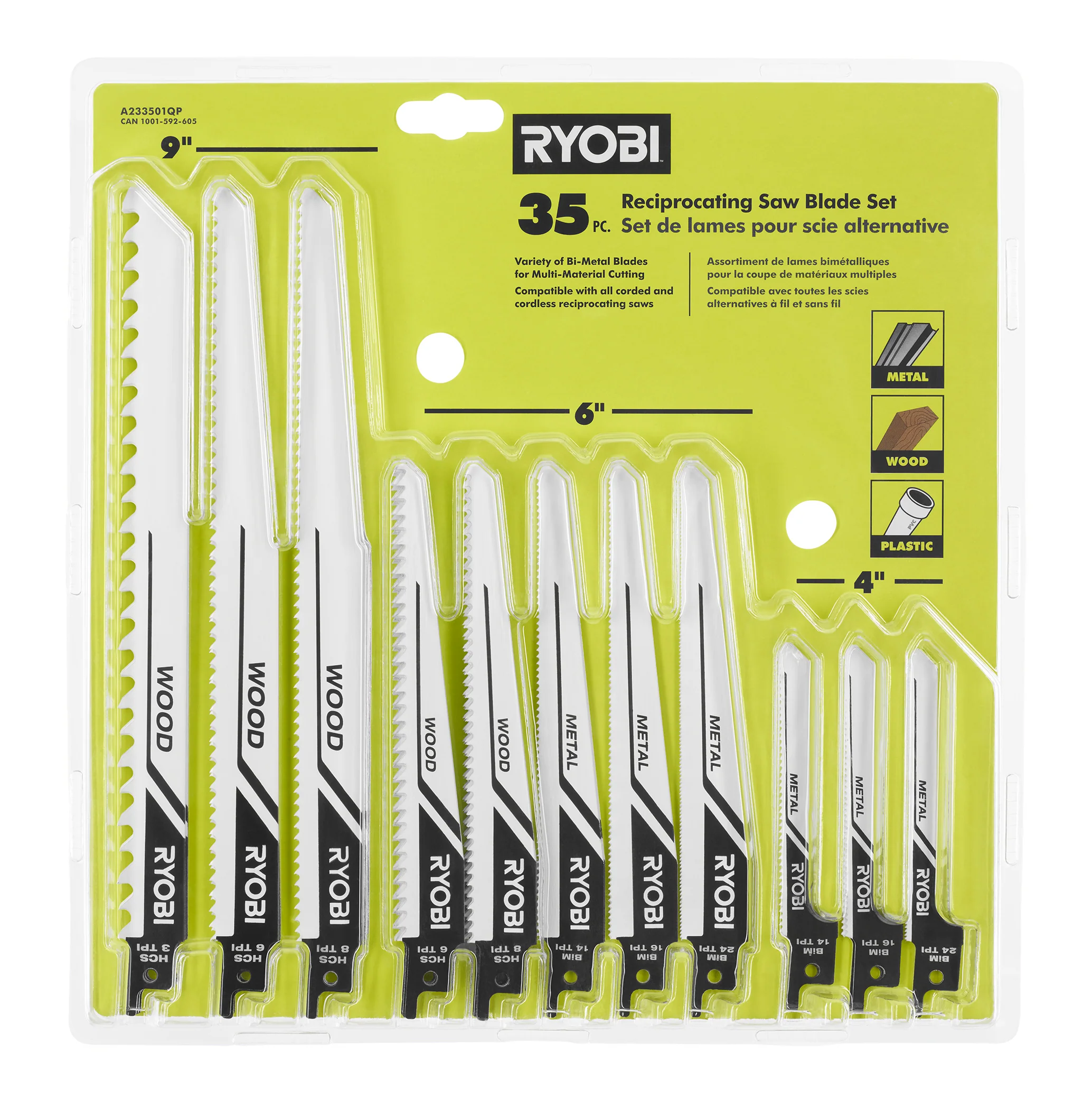35 PC. RECIPROCATING SAW BLADE SET - Image 12
