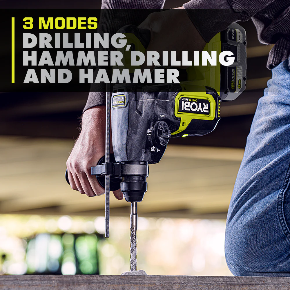 18V ONE+ HP Brushless 1" SDS-Plus Rotary Hammer - Image 5