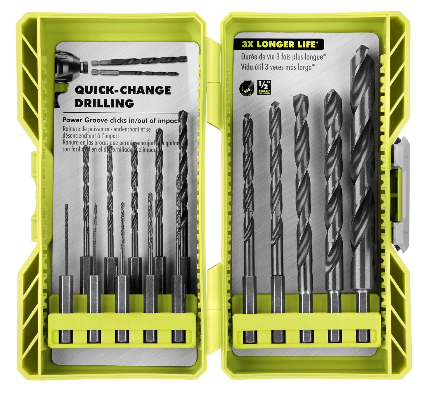 15 PC. BLACK OXIDE HEX SHANK DRILL BITS - Image 3