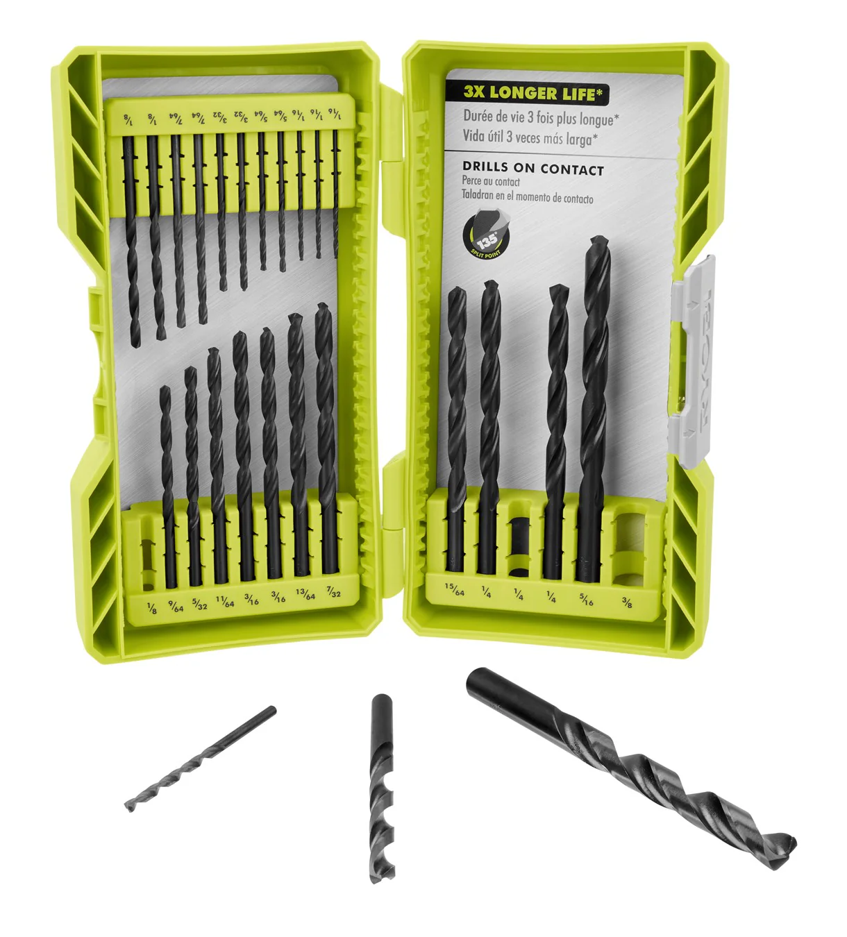 25 PC. ROUND SHANK BLACK OXIDE DRILL BIT SET - Image 4