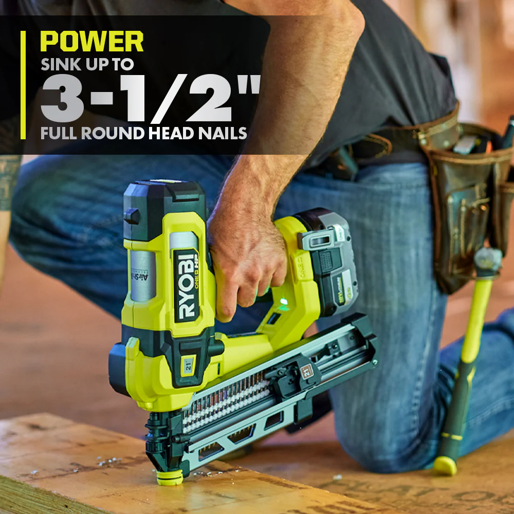 18V ONE+ HP Brushless AirStrike 21° Framing Nailer - Image 5