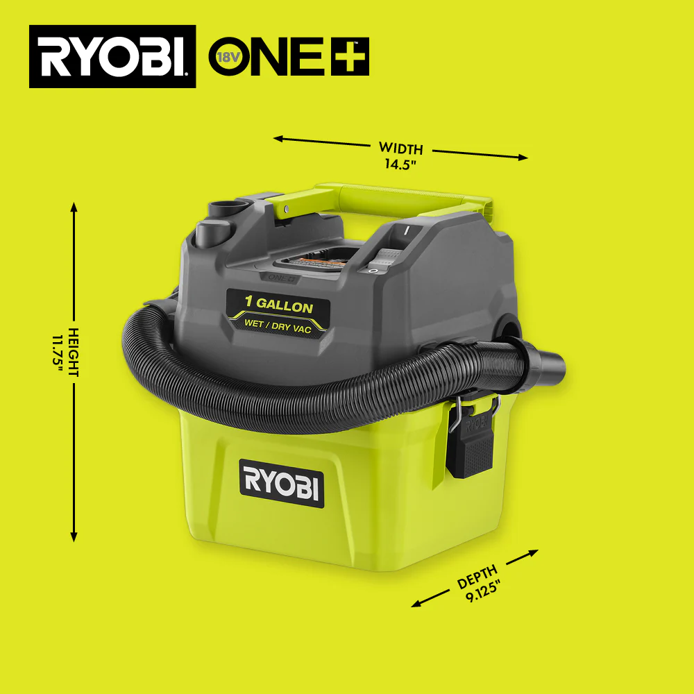 18V ONE+ 1 GALLON WET/DRY VACUUM - Image 6