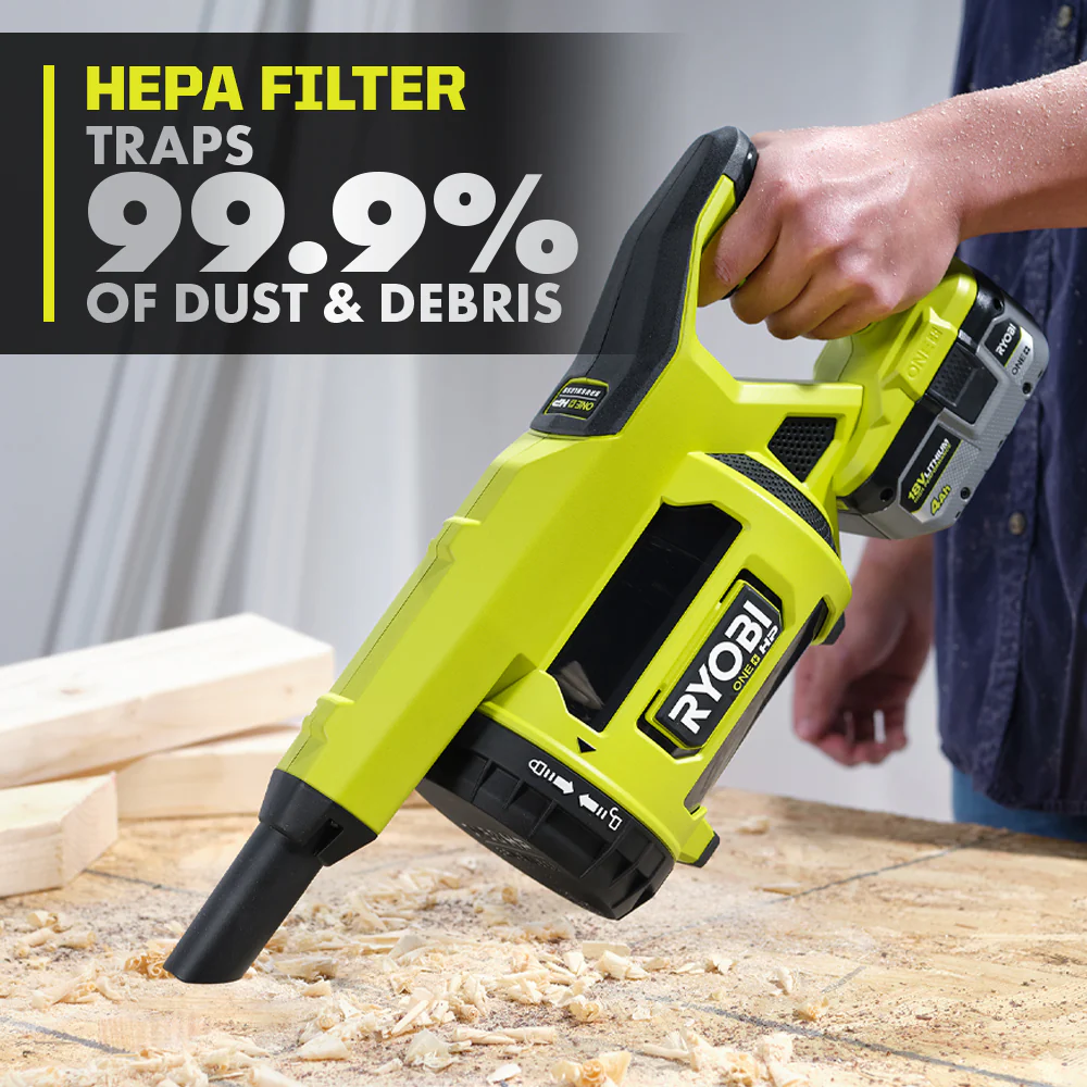 18V ONE+ HP BRUSHLESS JOBSITE HAND VACUUM - Image 5