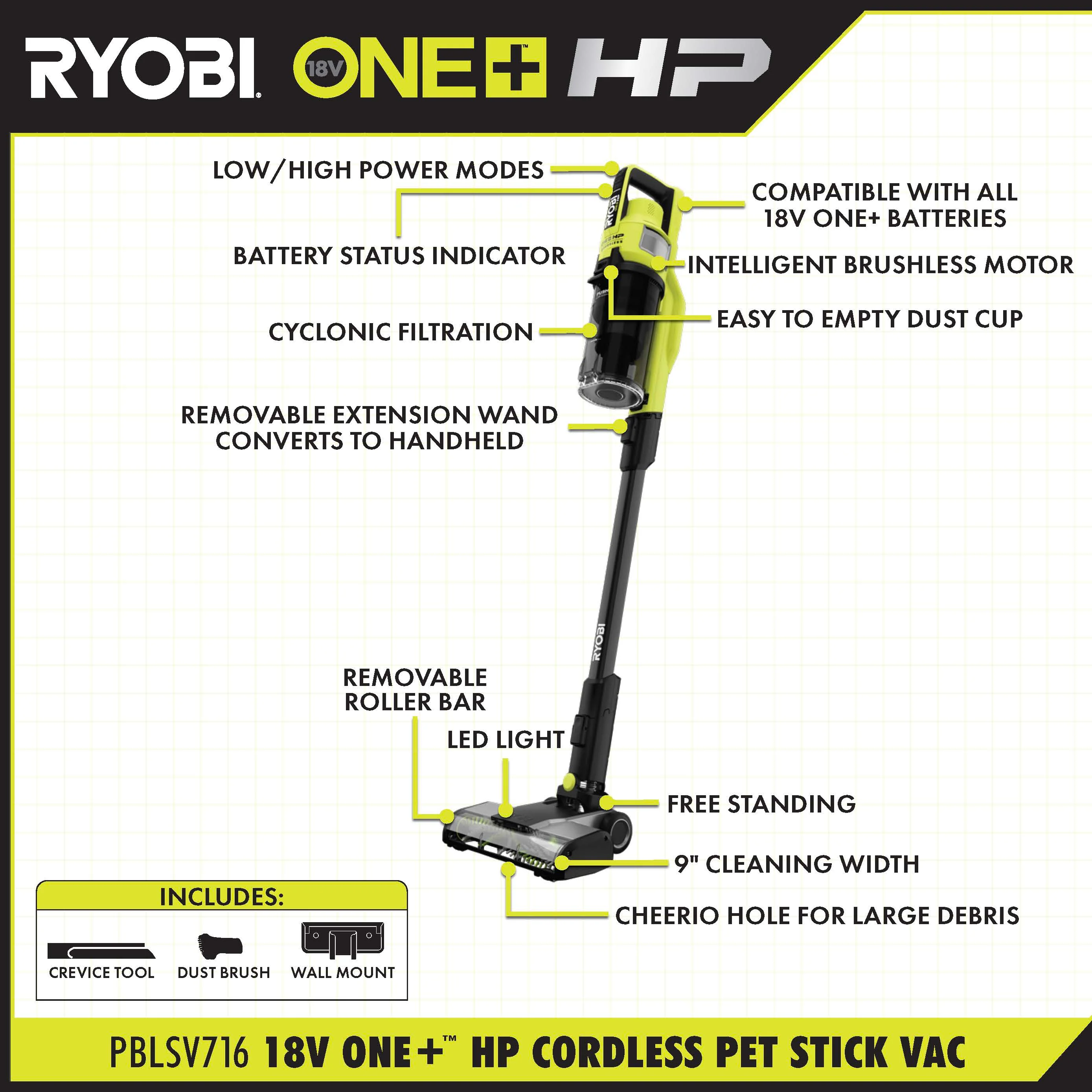 18V ONE+ HP STICK VACUUM KIT - Image 2