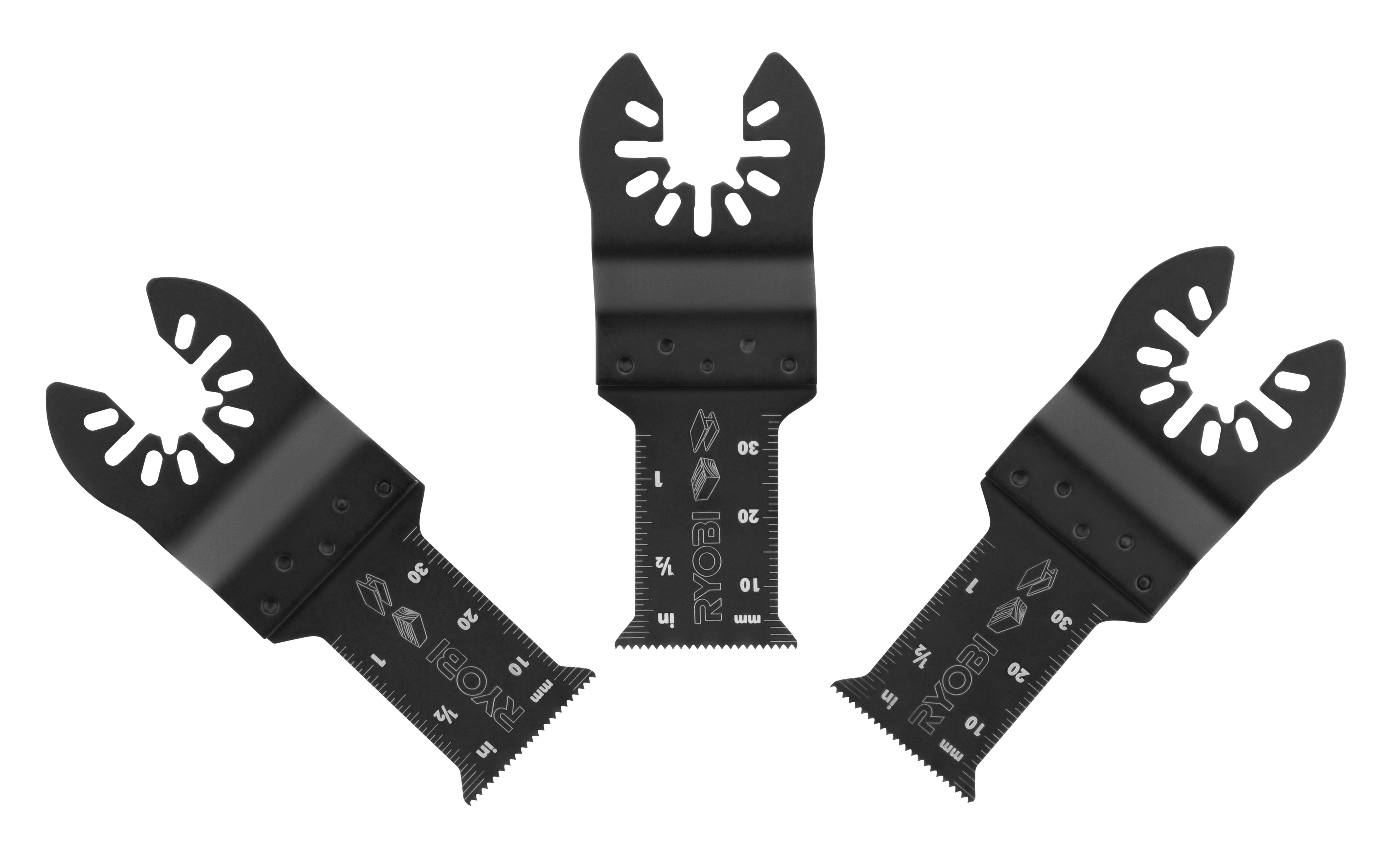 3 PC. Wood/Metal Plunge Blade Set - Image 6