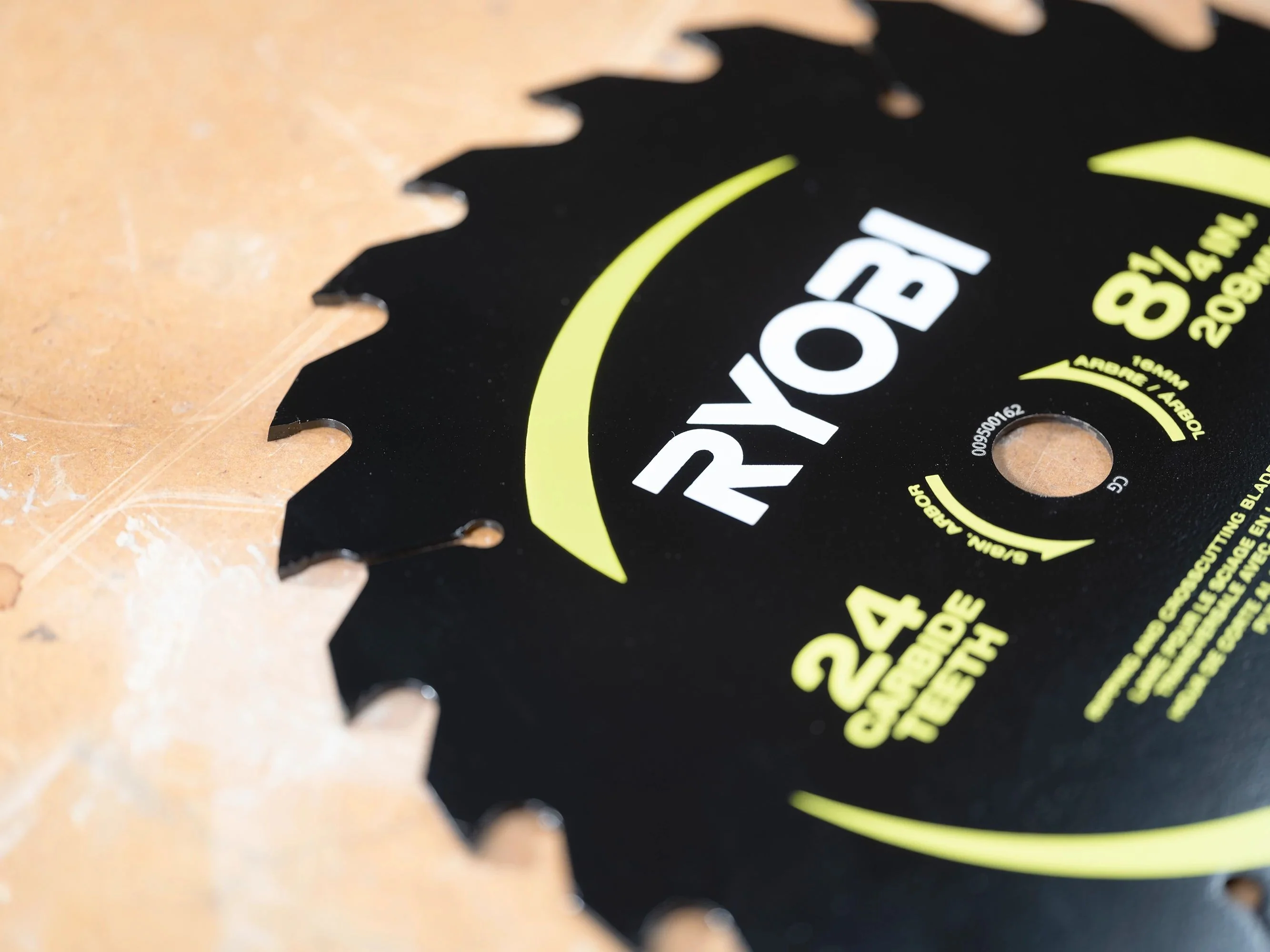 8-1/4" 24 CARBIDE TEETH THIN KERF TABLE SAW BLADE - Image 4