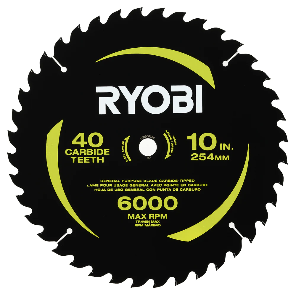 10" 40 CARBIDE TEETH THIN KERF MITER SAW BLADE