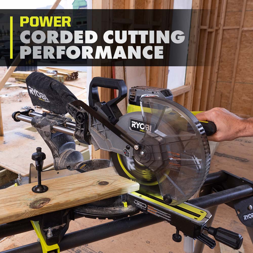 18V ONE+ HP BRUSHLESS 10" SLIDING COMPOUND MITER SAW KIT - Image 5
