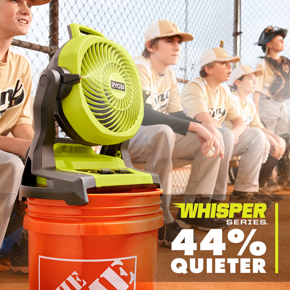 18V ONE+ WHISPER SERIES 7.5" BUCKET TOP MISTING FAN KIT - Image 8