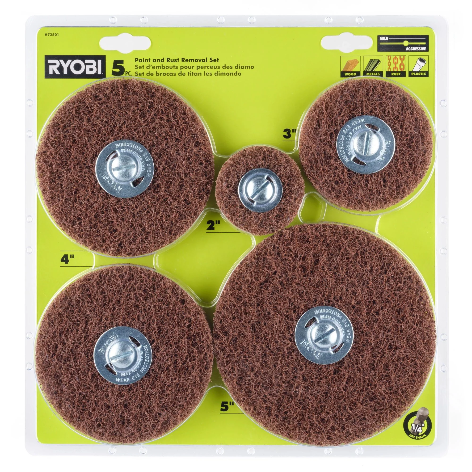 5 PC. Paint and Rust Removal Set - Image 4