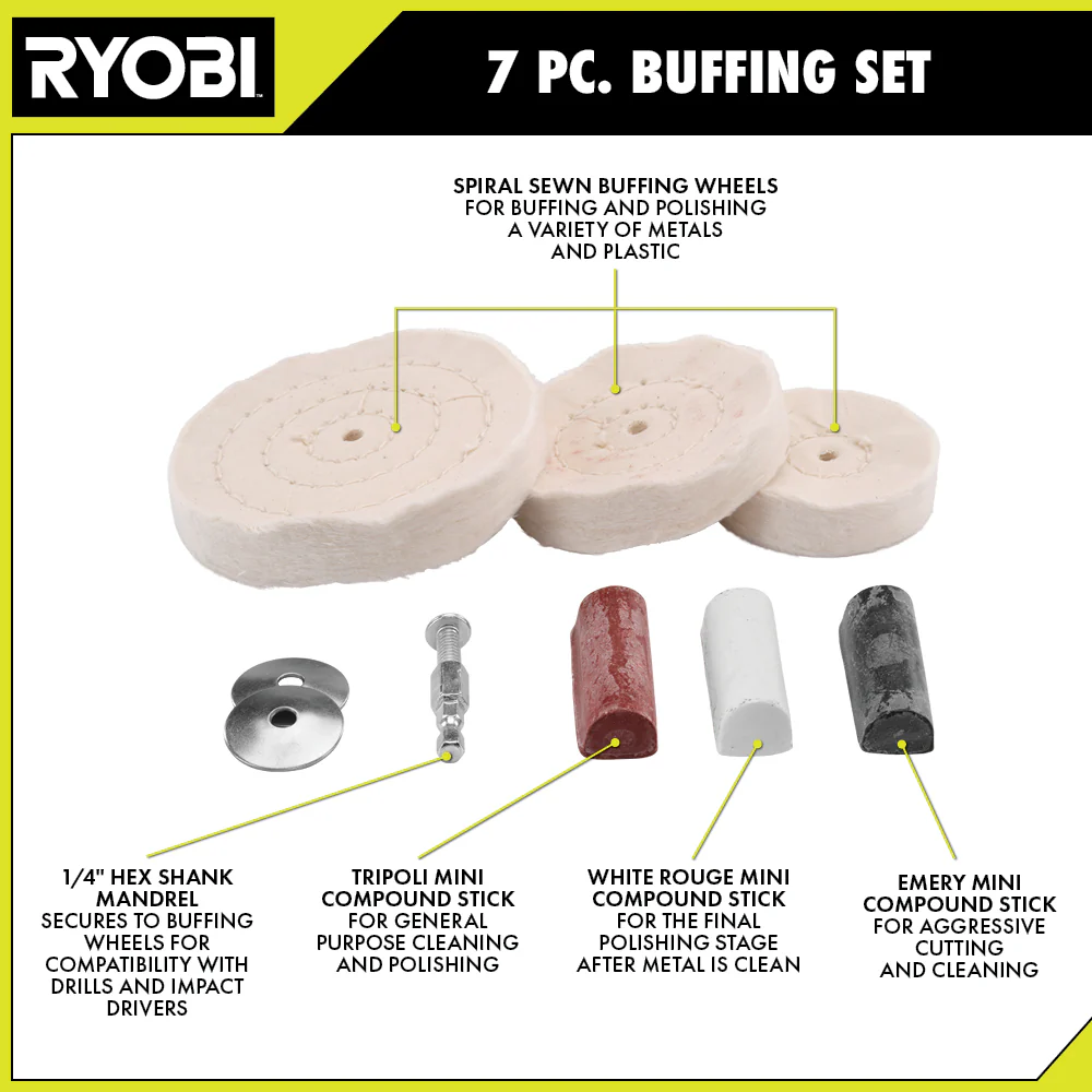 7 PC. Buffing Set - Image 3