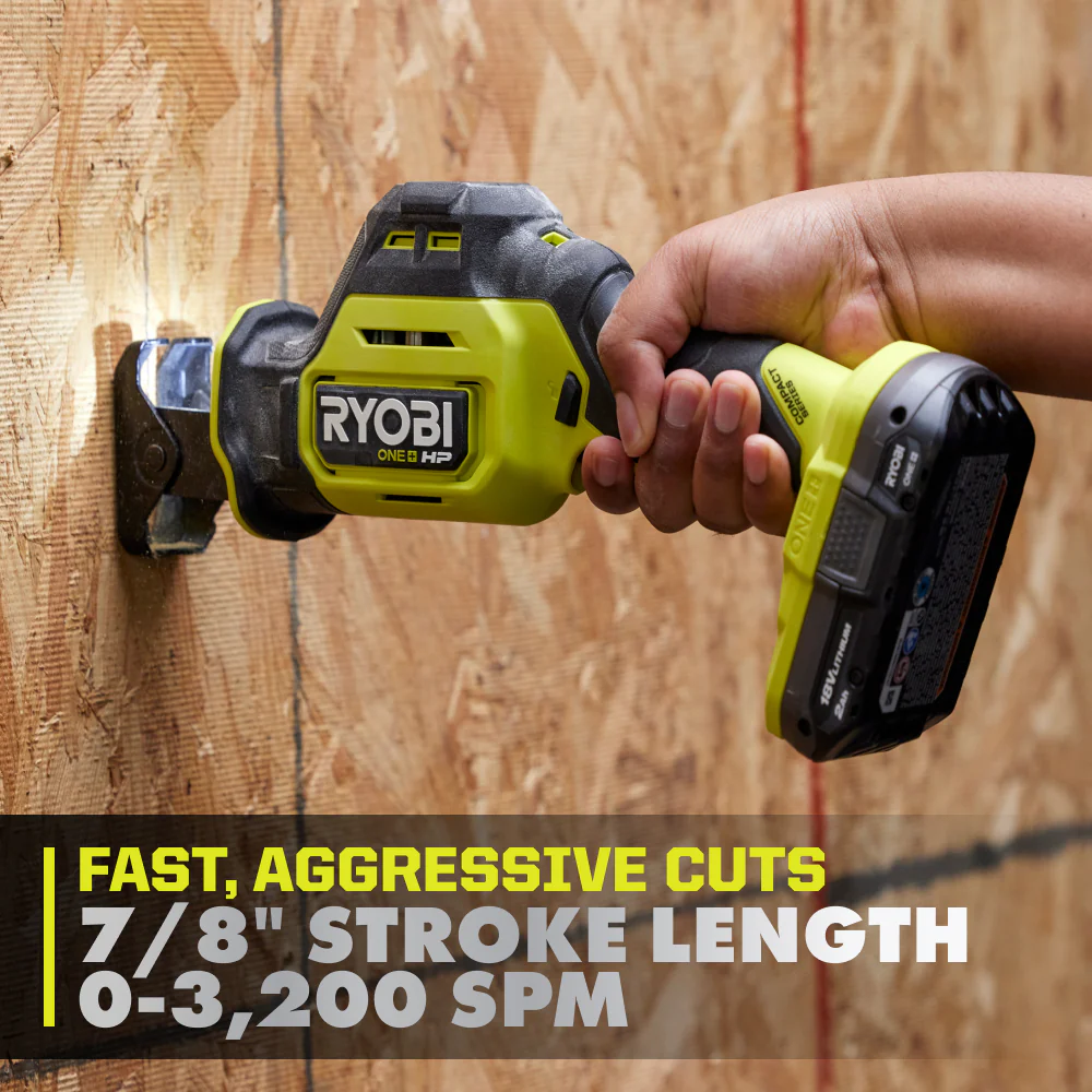 18V ONE+ HP COMPACT BRUSHLESS ONE-HANDED RECIPROCATING SAW - Image 5
