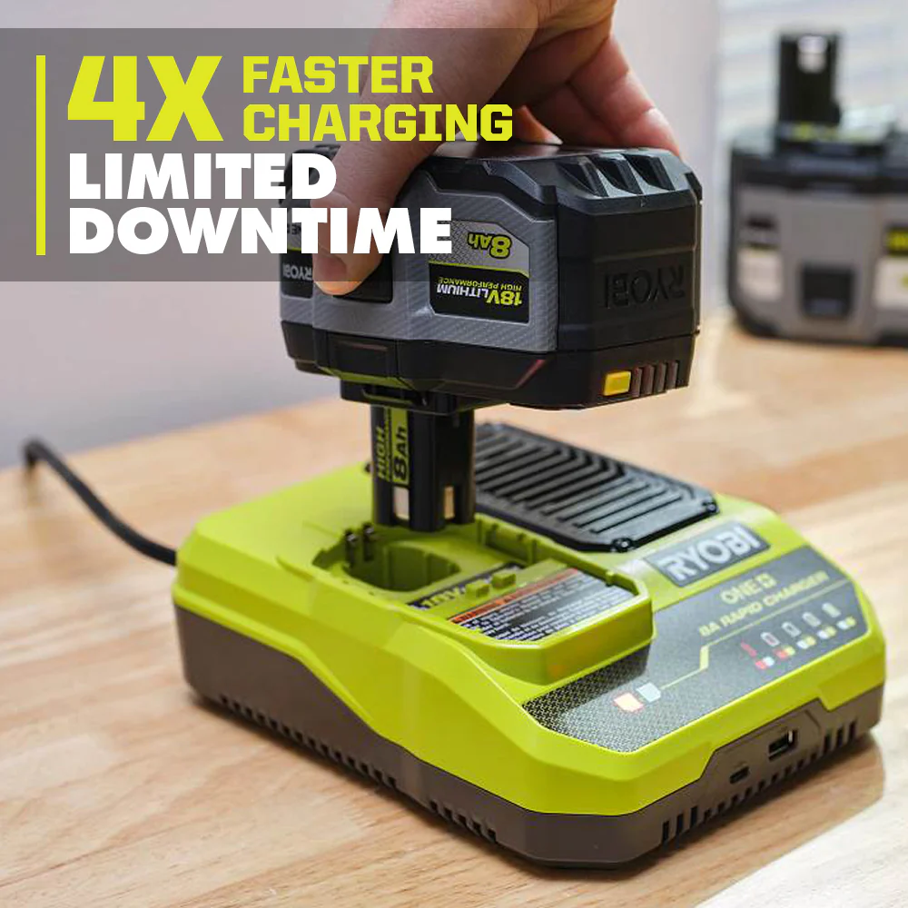 18V ONE+ 8A RAPID CHARGER - Image 5