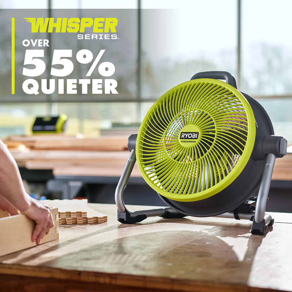18V ONE+ HYBRID WHISPER SERIES 14" AIR CANNON FAN KIT - Image 4