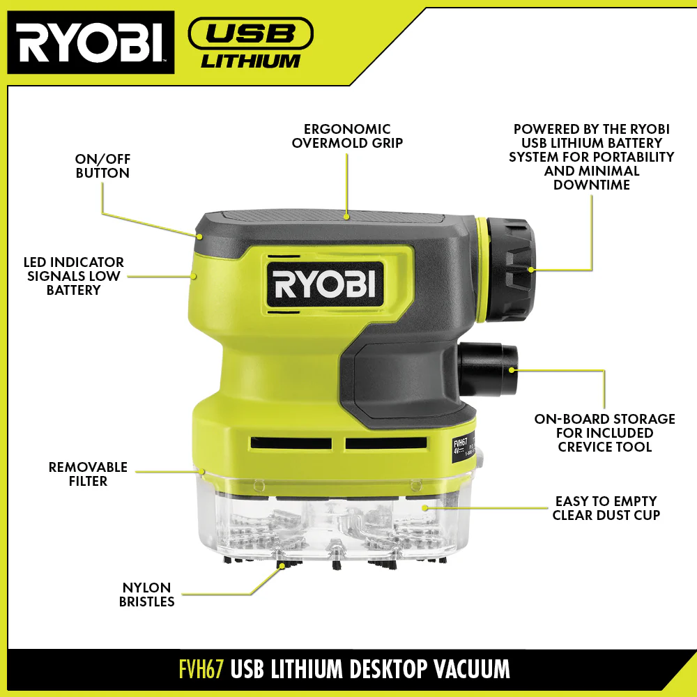 USB LITHIUM DESKTOP VACUUM KIT - Image 3