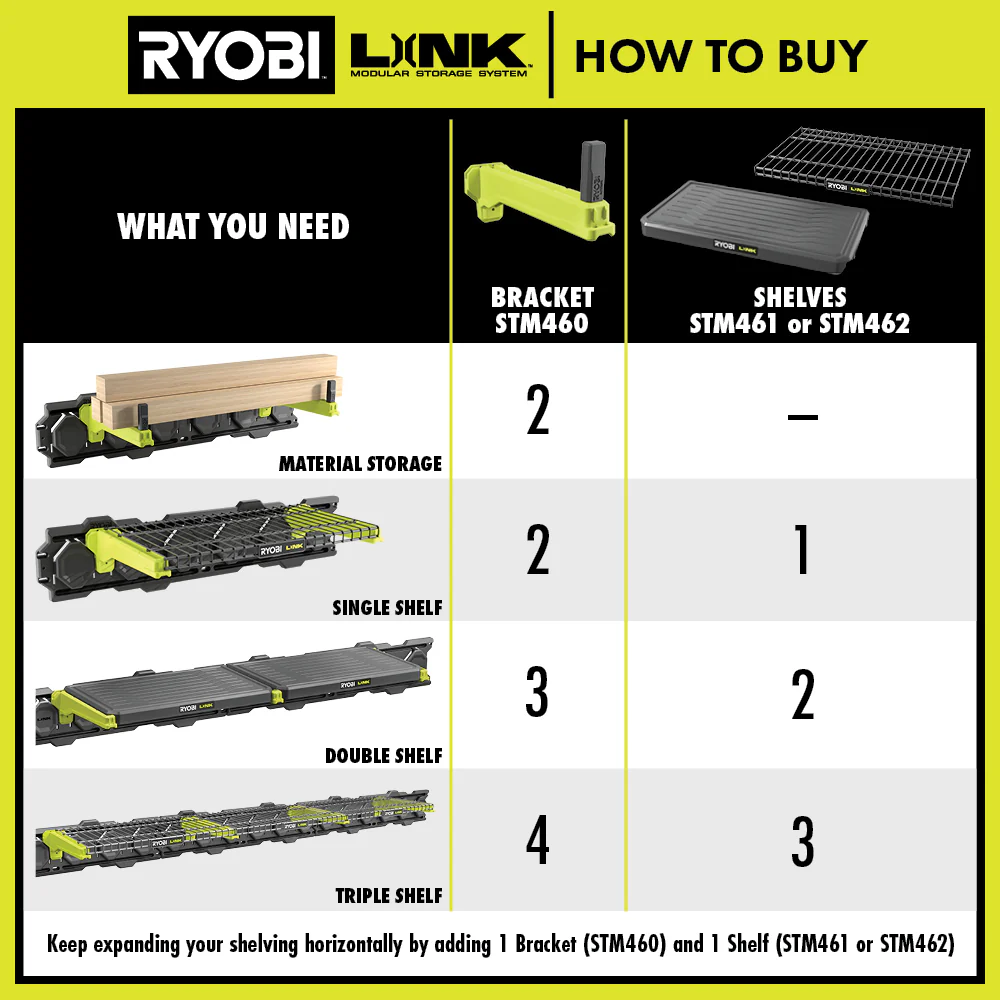LINK 2-IN-1 SHELVING BRACKET - Image 6