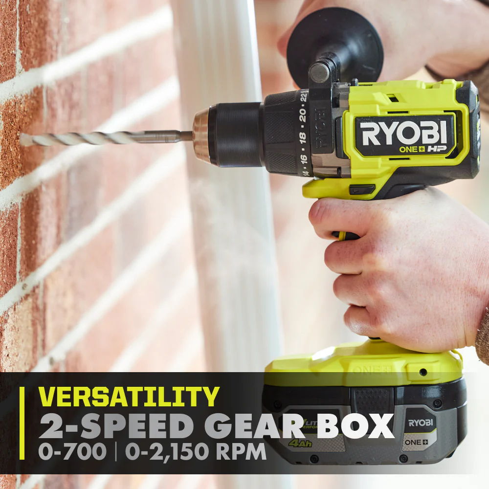 18V ONE+ HP Brushless 1/2" Hammer Drill Kit - Image 6
