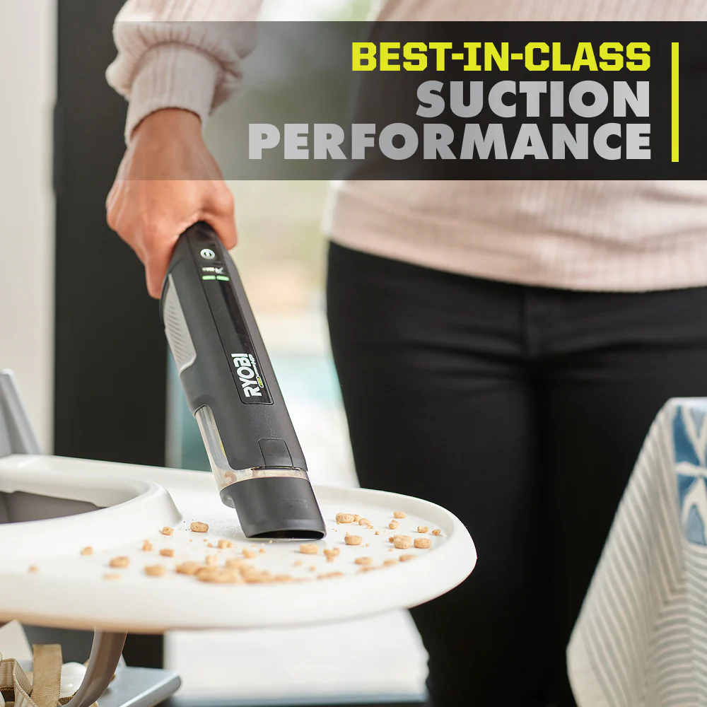 USB Lithium HP Compact Hand Vacuum Cleaner Kit with (2) USB Lithium 2.0 Ah Batteries and Charger - Image 4
