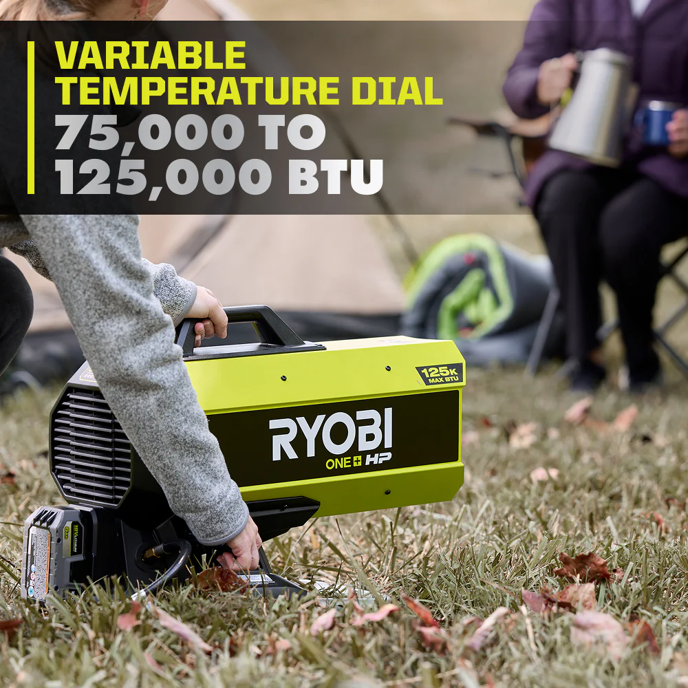 18V ONE+ HP Brushless Hybrid Forced Air Propane Heater - Image 3