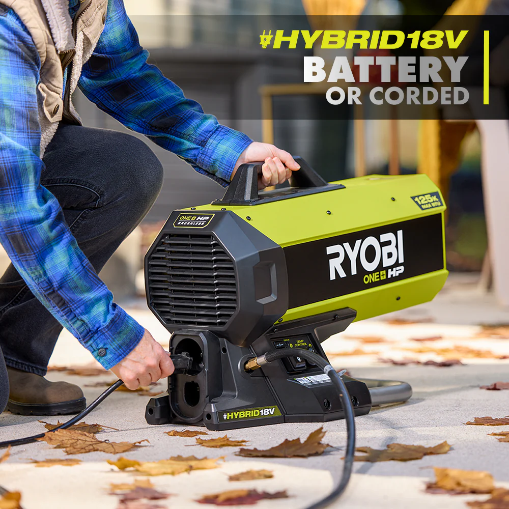 18V ONE+ HP Brushless Hybrid Forced Air Propane Heater - Image 5