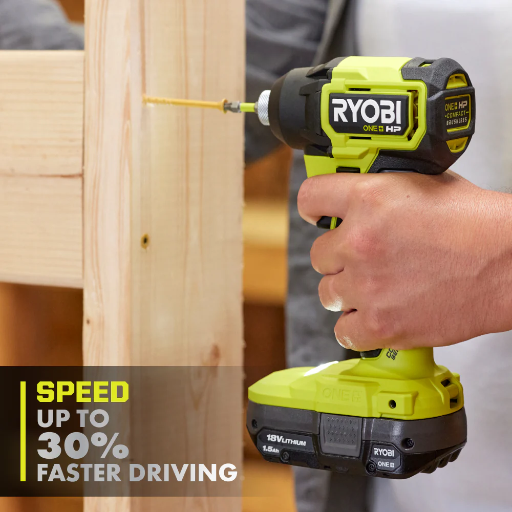 18V ONE+ HP Compact Brushless 1/4" Hex Impact Driver Kit - Image 8