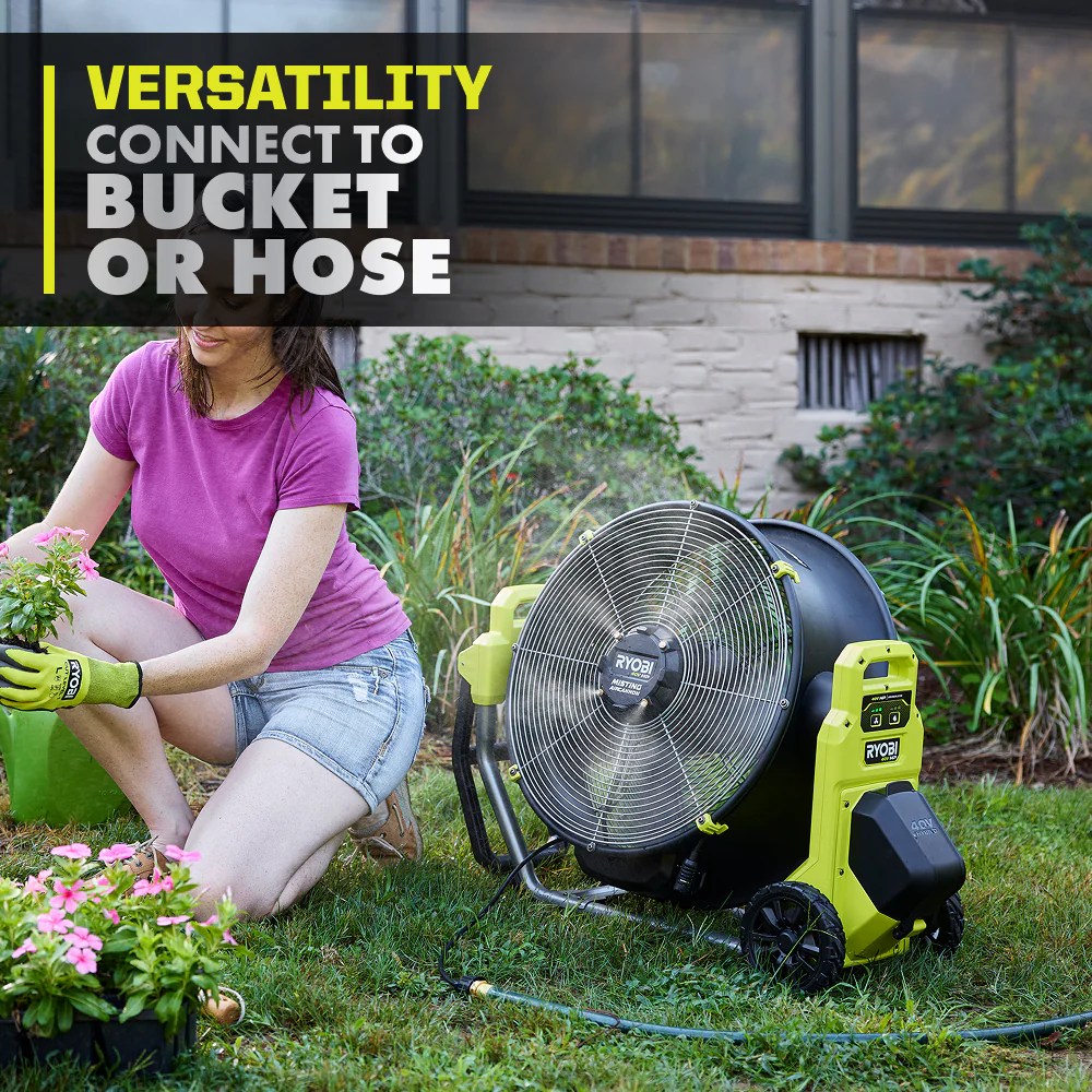 40V HP Brushless Hybrid 18" Misting Air Cannon - Image 5