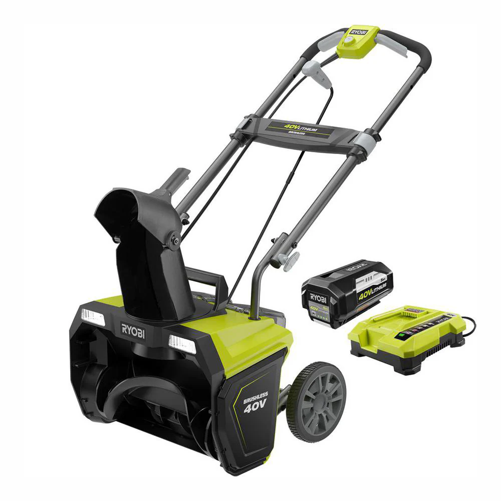 40V 20" BRUSHLESS SNOW THROWER KIT