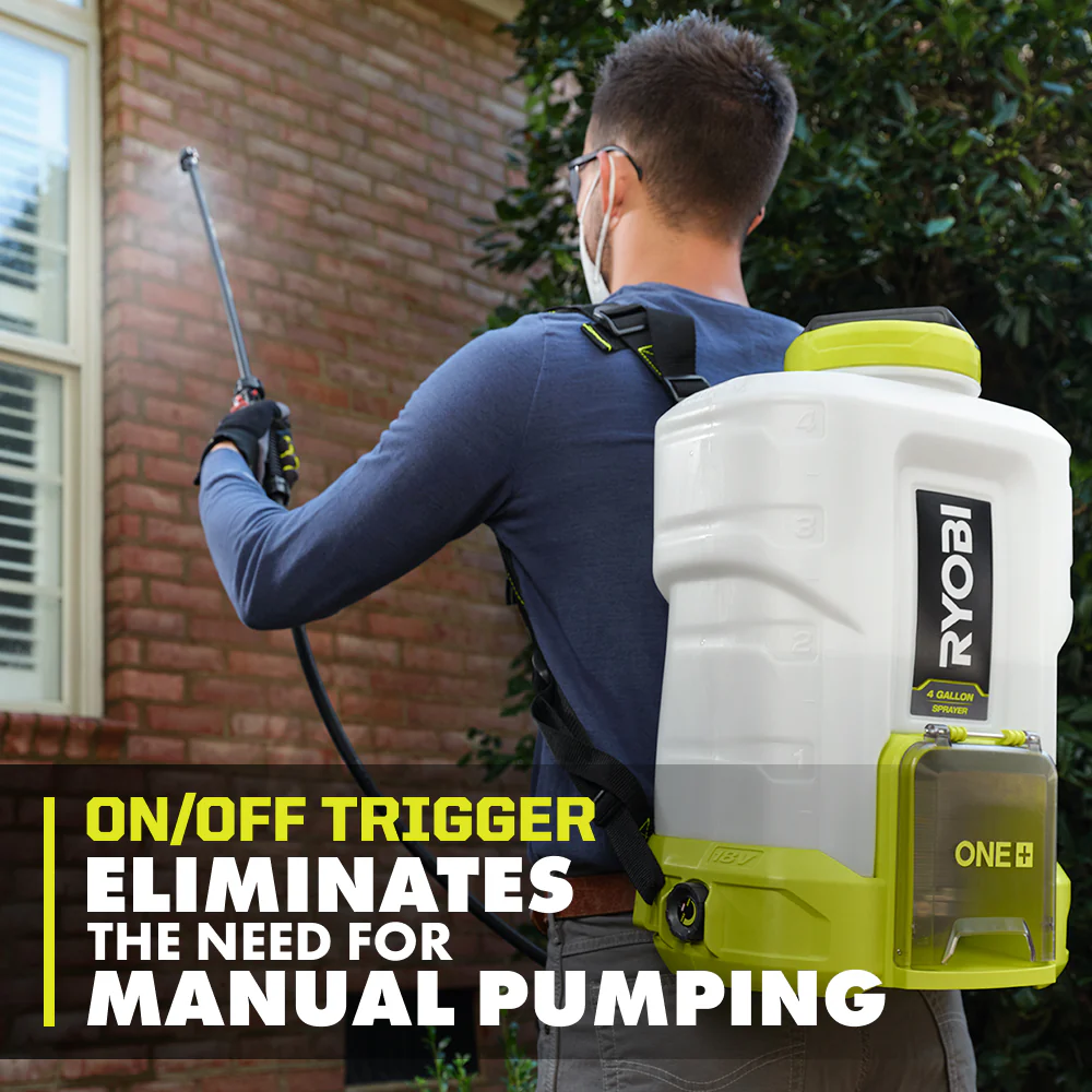 18V ONE+ 4 GALLON BACKPACK CHEMICAL SPRAYER - Image 4