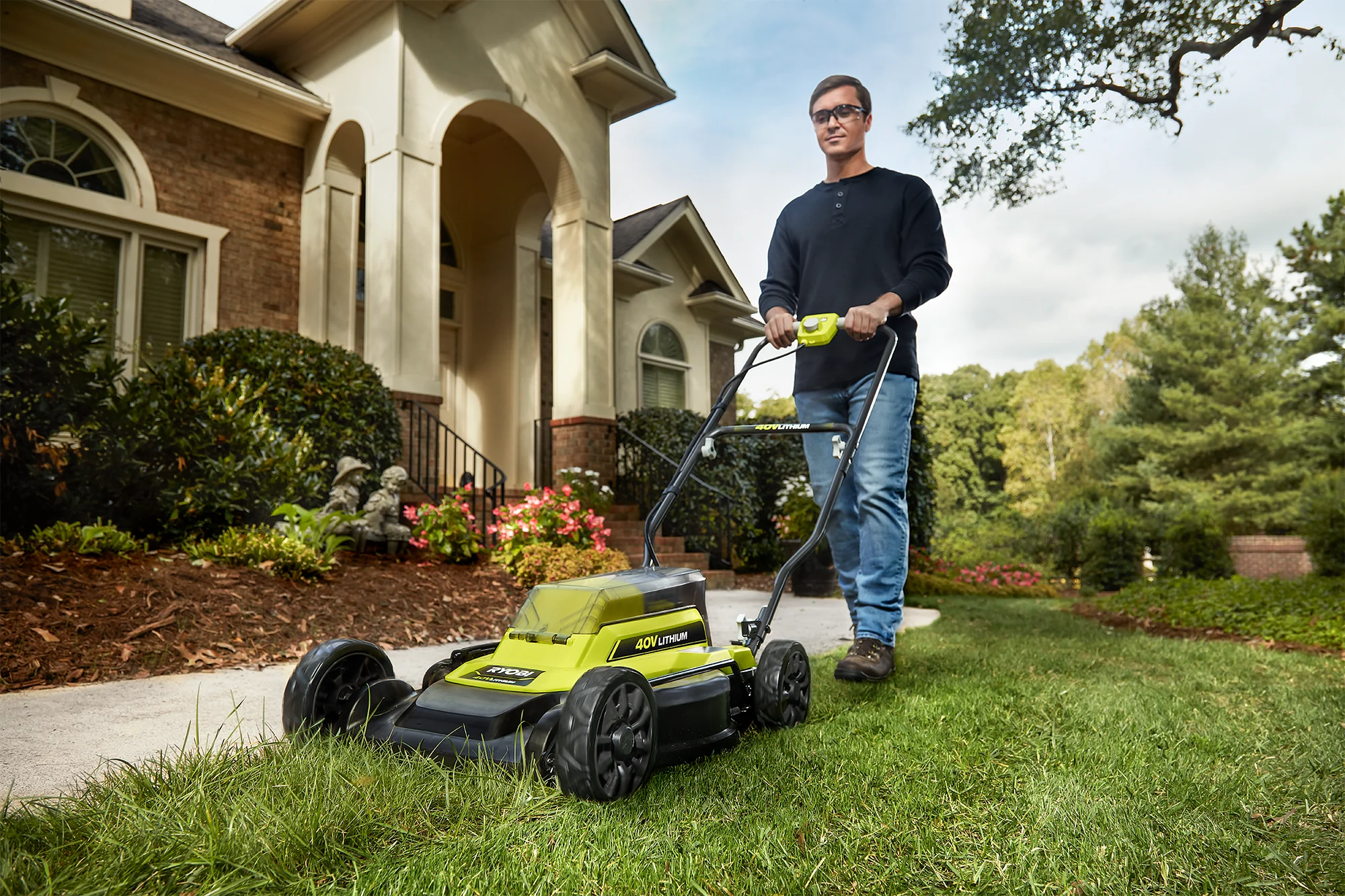 40V 2-IN-1 18" PUSH LAWN MOWER KIT - Image 3