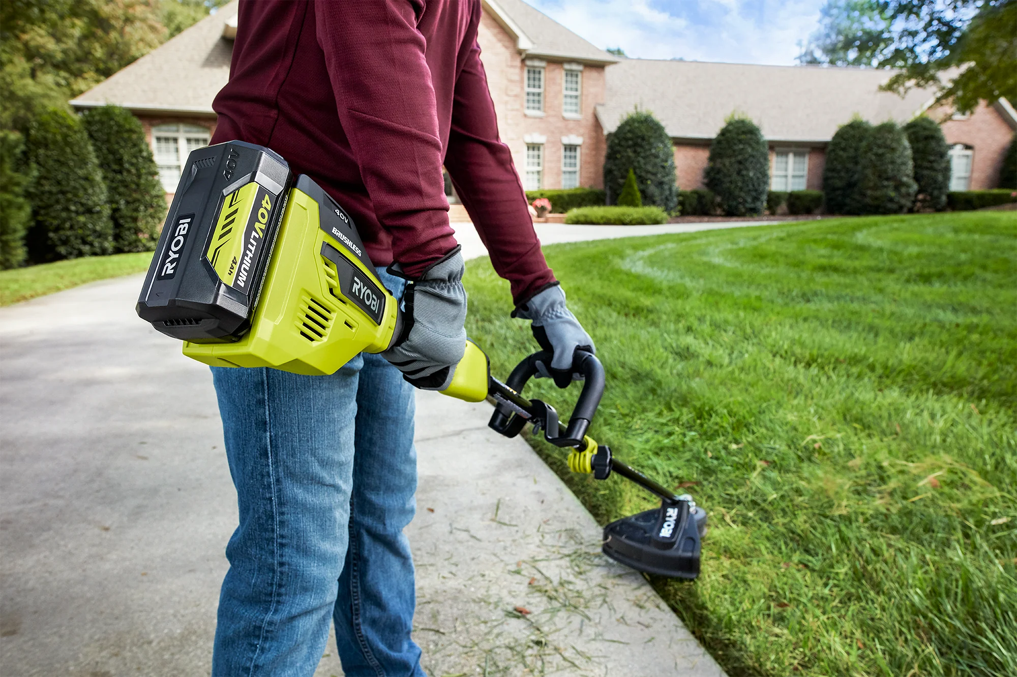 40V BRUSHLESS ATTACHMENT CAPABLE 15" STRING TRIMMER - Image 4