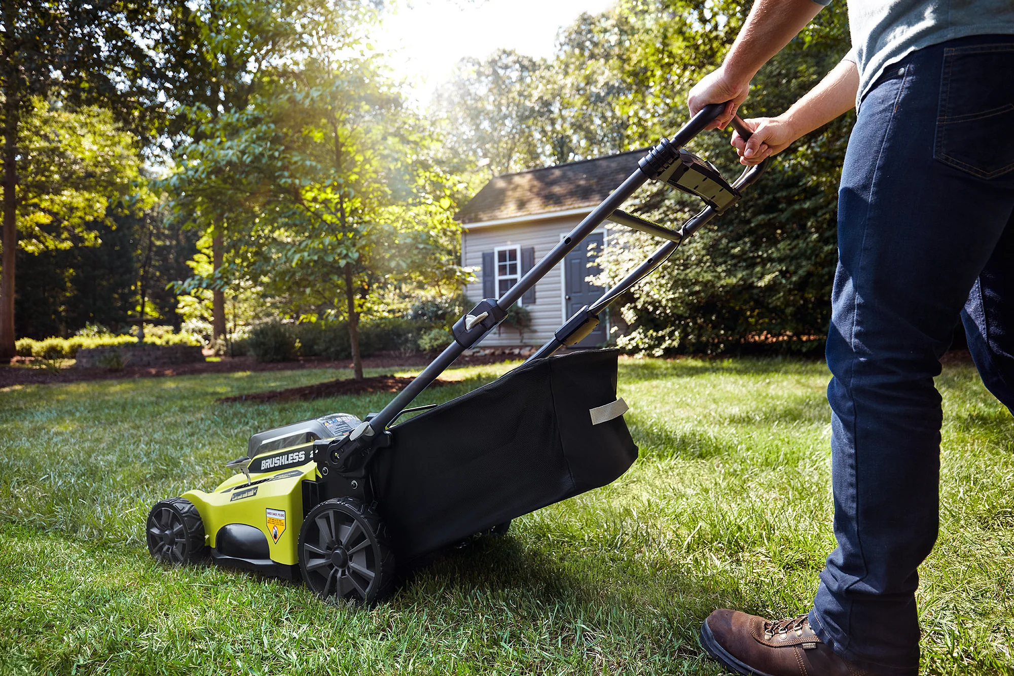 40V BRUSHLESS 20" PUSH LAWN MOWER KIT - Image 4