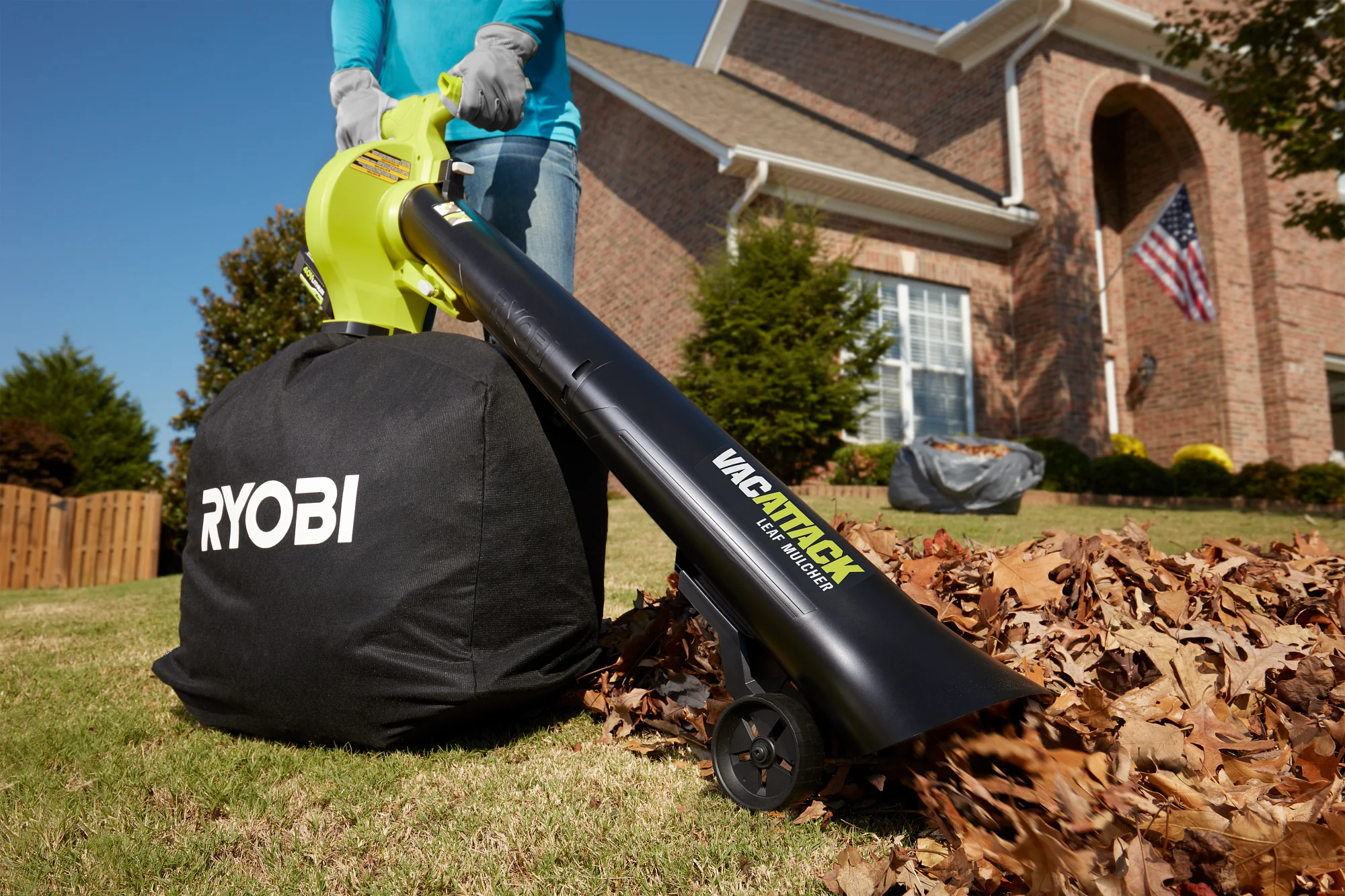 40V VAC ATTACK LEAF VACUUM/MULCHER KIT - Image 3