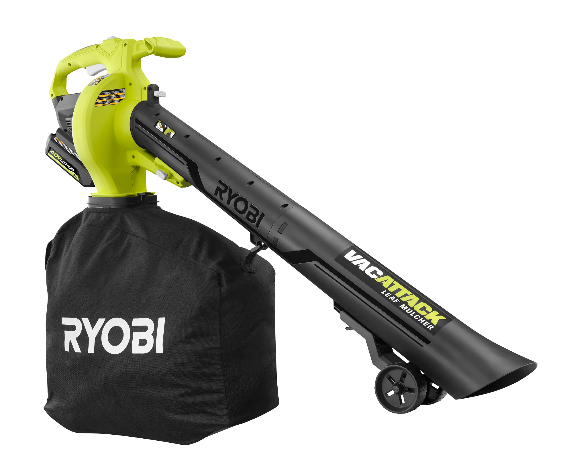40V VAC ATTACK LEAF VACUUM/MULCHER KIT - Image 7