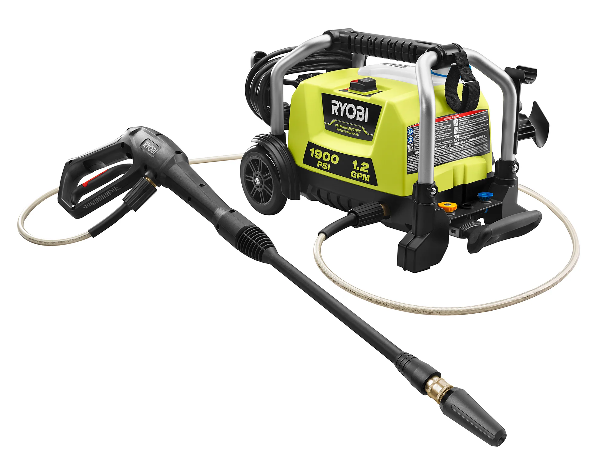 1900 PSI 1.2 GPM Electric Pressure Washer - Image 15