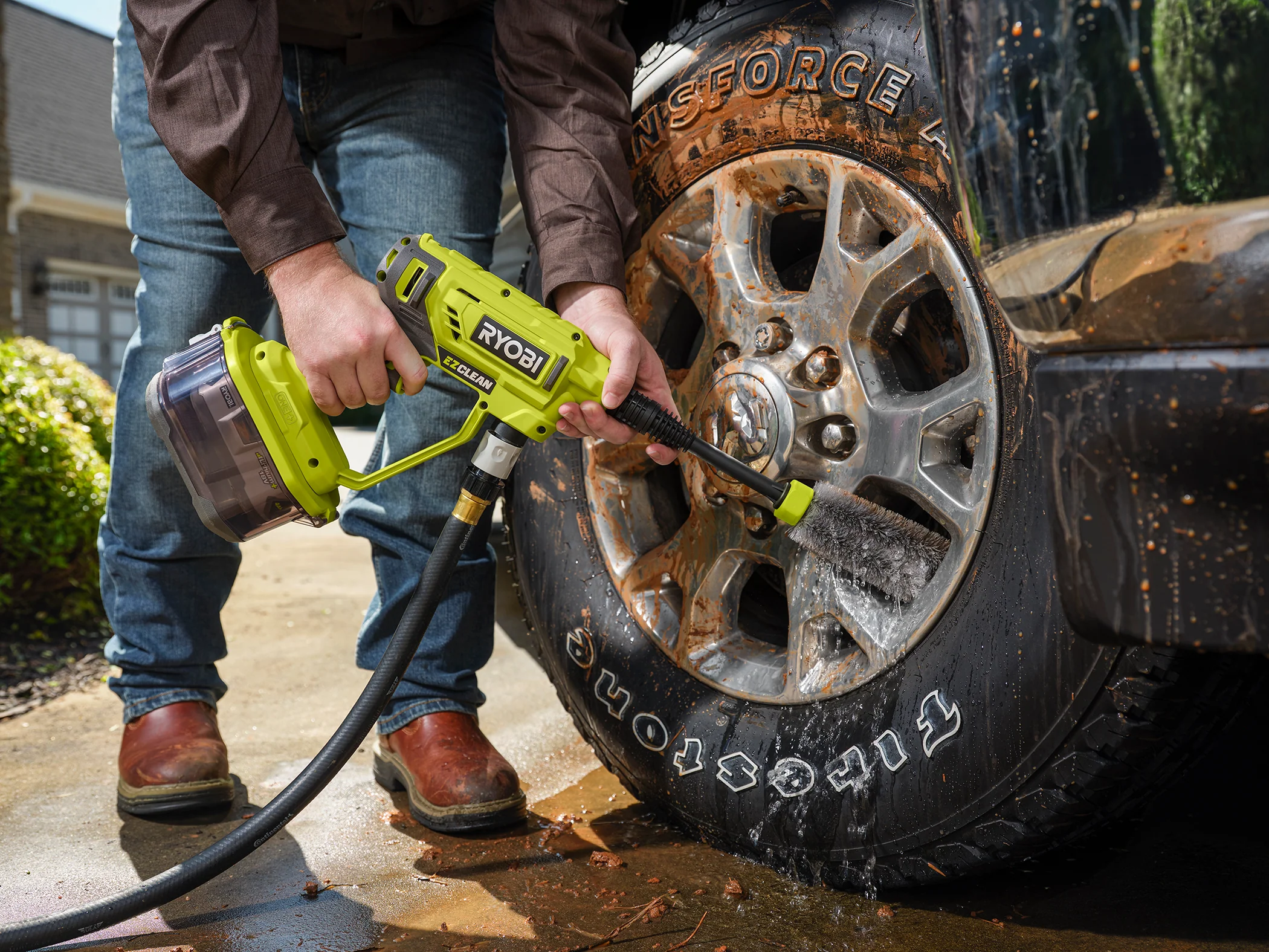 EZClean Power Cleaner Wash Brush - Image 3