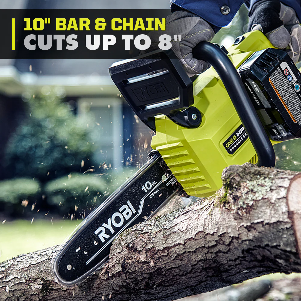 18V ONE+ HP Brushless 10" Chainsaw with 4Ah Kit - Image 4